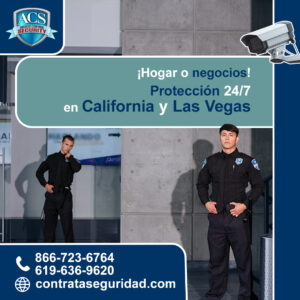 Seguridad privada en California y Las Vegas
