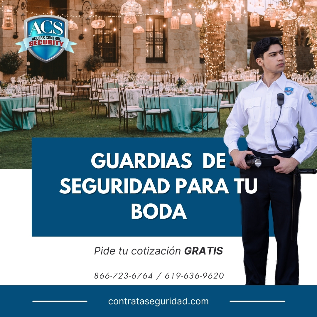 Guardias de seguridad para bodas en San Diego